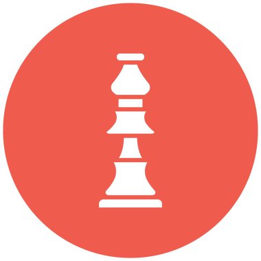 Bishop Vektör Simgesi Tasarım İllüstrasyonu