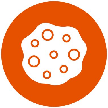 Asteroid Vektör Simgesi Tasarım İllüstrasyonu