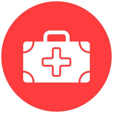 Tıbbi Malzeme Vektör Simgesi Tasarım İllüstrasyonu