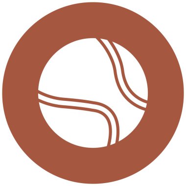 Tenis topu Vektör Simgesi Tasarım İllüstrasyonu
