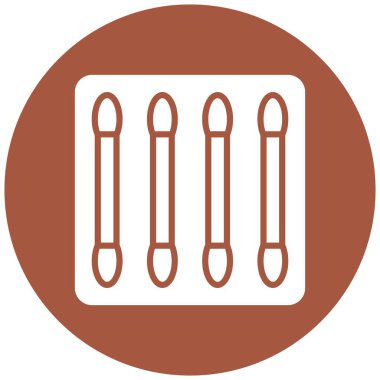 Pamuk tomurcukları Vektör Simgesi Tasarım İllüstrasyonu