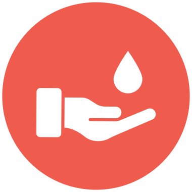 El kremi Vektör Simgesi Tasarım Çizimi