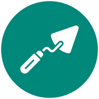 Trowel Vektör Simgesi Tasarım İllüstrasyonu