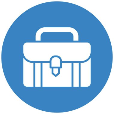 Evrak Çantası Vektör Simgesi Tasarımı İllüstrasyonu