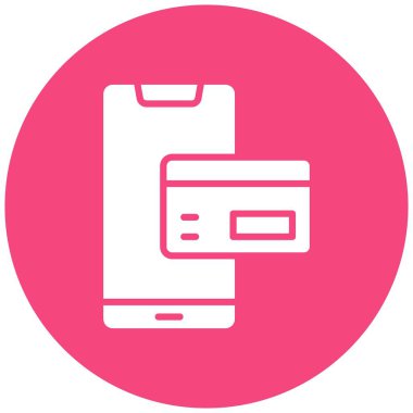 Ödeme yöntemi Vektör Simgesi Tasarım İllüstrasyonu