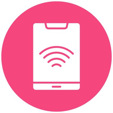 Tablet Vektör Simgesi Tasarım İllüstrasyonu