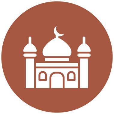 Cami Vektörü Simgesi Tasarım Çizimi