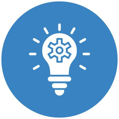 İcat Vektörü Simgesi Tasarım İllüstrasyonu