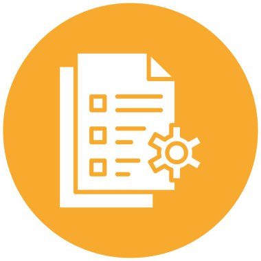 Dosya Yönetimi Vektör Simgesi Tasarım İllüstrasyonu