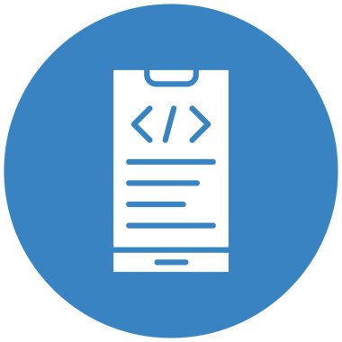 Uygulama Geliştirme Vektörü Simgesi Tasarım İllüstrasyonu