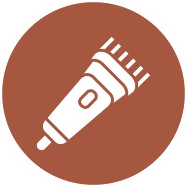 Saç kırpıcı Vektör Simgesi Tasarım İllüstrasyonu