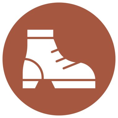 Çizme Vektörü Simgesi Tasarım Çizimi