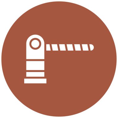 Park Engeli Vektör Simgesi Tasarım İllüstrasyonu