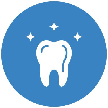 Diş Vektörü Simgesi Tasarımı Çizimi