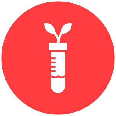 Botanik Vektörü Simgesi Tasarım İllüstrasyonu