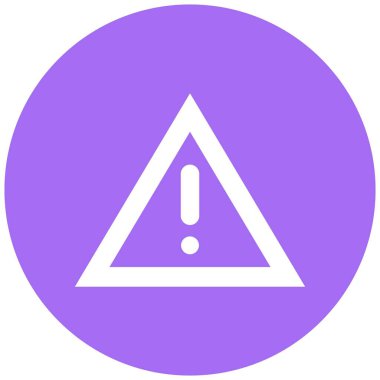 Tehlike Vektörü Simgesi Tasarım İllüstrasyonu