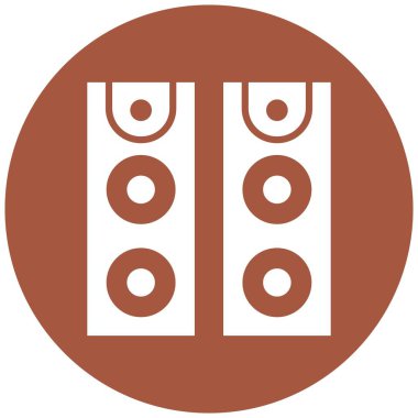 Sözcü Vektör Simgesi Tasarım İllüstrasyonu