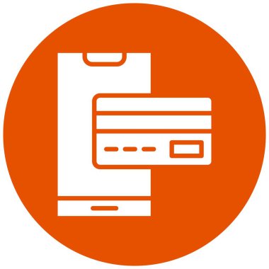 Çevrimiçi ödeme vektörü Simge Tasarımı İllüstrasyonu