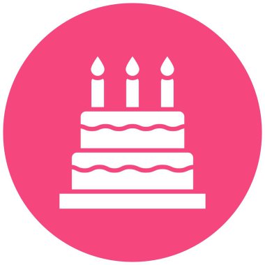 Pasta Vektörü Simgesi Tasarımı Çizimi