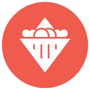 Sandviç Vektörü Simgesi Tasarım İllüstrasyonu