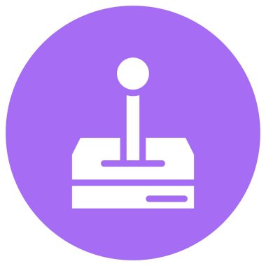 Joystick Vektör Simgesi Tasarım Çizimi