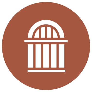 Kapı Vektörü Simgesi Tasarım İllüstrasyonu