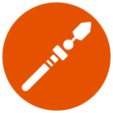 Lance Vektör Simgesi Tasarım İllüstrasyonu