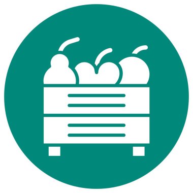 Meyve Vektörü Simgesi Tasarım İllüstrasyonu