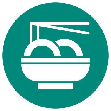 Erişte Vektörü Simgesi Tasarım İllüstrasyonu