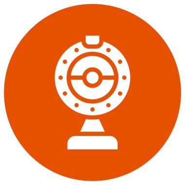 Web Kamerası Vektör Simgesi Tasarım İllüstrasyonu