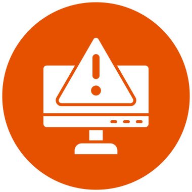 Tehlike Vektörü Simgesi Tasarım İllüstrasyonu