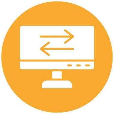 Veri Aktarım Vektörü Simgesi Tasarım ResmiComment