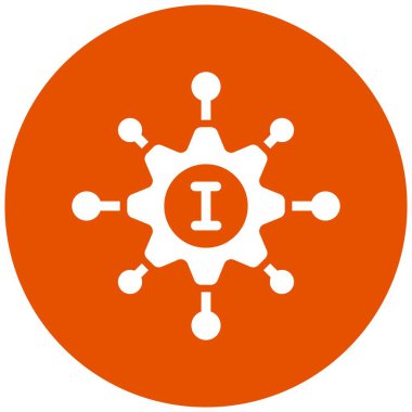 Bilgi Vektörü Simgesi Tasarım İllüstrasyonu