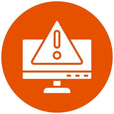 Dikkat Vektör Simgesi Tasarım İllüstrasyonu