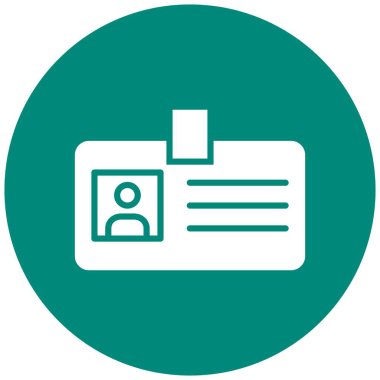 Tanımlama Vektörü Simgesi Tasarım İllüstrasyonu