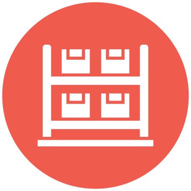 Tedarik Vektörü Simgesi Tasarım İllüstrasyonu