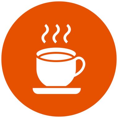 Çay Kadehi Vektör Simgesi Tasarımı