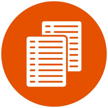 Kağıt Vektörü Simgesi Tasarım İllüstrasyonu