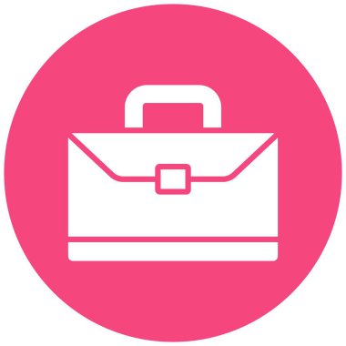 Evrak Çantası Vektör Simgesi Tasarımı İllüstrasyonu