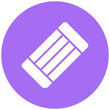 Silgi Vektörü Simgesi Tasarım İllüstrasyonu