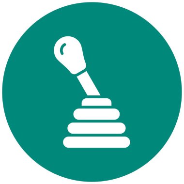 Vites Çubuğu Vektör Simgesi Tasarım İllüstrasyonu