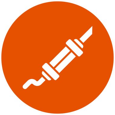 Egzoz borusu Vektör Simgesi Tasarım İllüstrasyonu