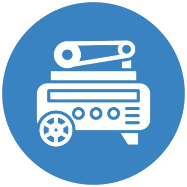 Hava pompası Vektör Simgesi Tasarım İllüstrasyonu