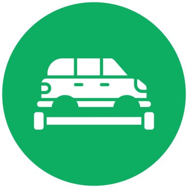 Chassis Vektör Simgesi Tasarım İllüstrasyonu