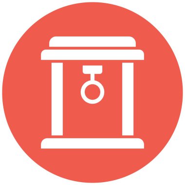 Torii Kapı Vektör Simgesi Tasarım İllüstrasyonu