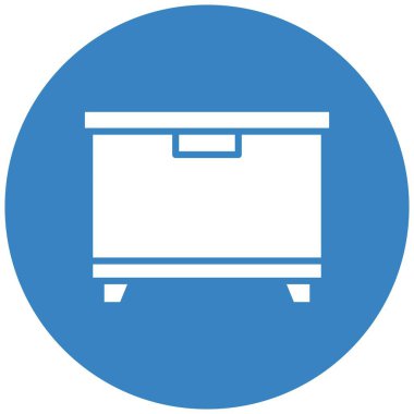 Dondurucu Vektör Simgesi Tasarım İllüstrasyonu