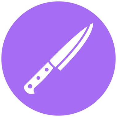 Bıçak Vektörü Simgesi Tasarım İllüstrasyonu