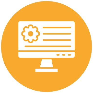 Uygulama Ayarlama Vektör Simgesi Tasarım İllüstrasyonu