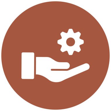 Yönetim Vektörü Simgesi Tasarım İllüstrasyonu