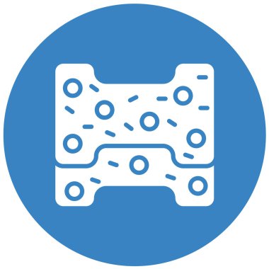 Sünger Vektör Simgesi Tasarım İllüstrasyonu